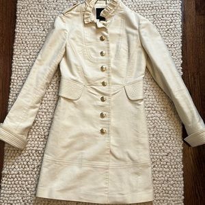 Ted Baker | Cream Coat | Size 2 Small